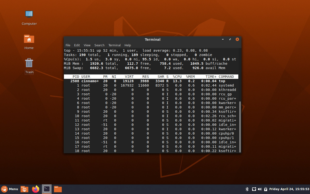 Ubuntu Cinnamon Remix 20.04 Focal Fossa release